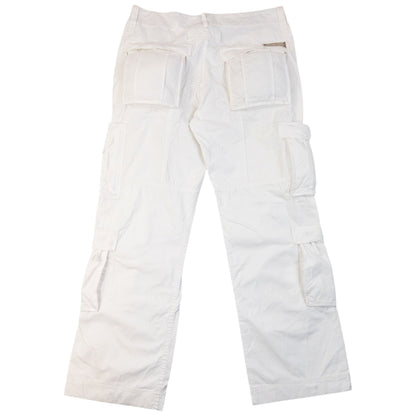 Vintage 2000s Dolce & Gabbana Cargo Trousers Size W35 | W35, White