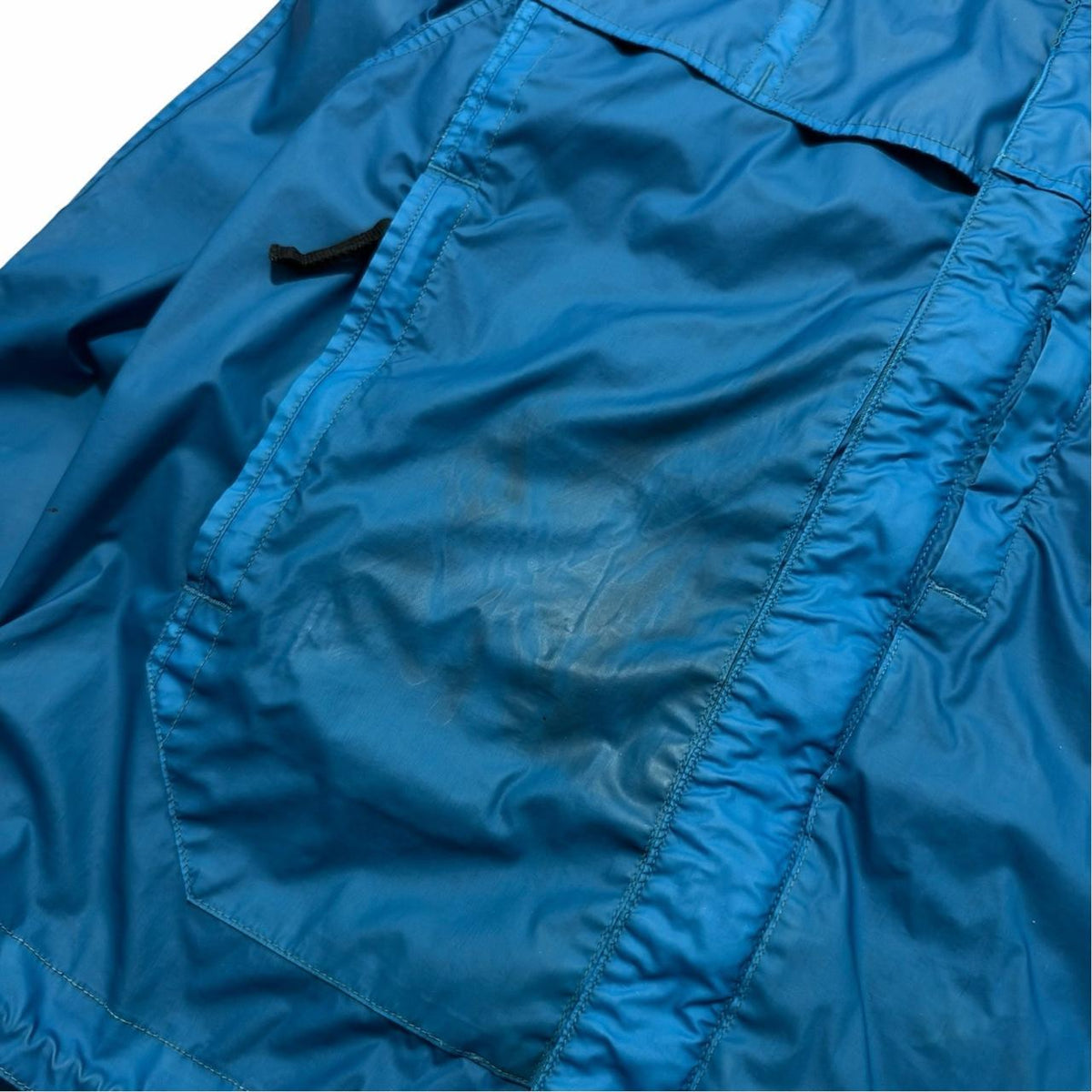 Stone Island Mussola Gommata Jacket | Medium, Blue