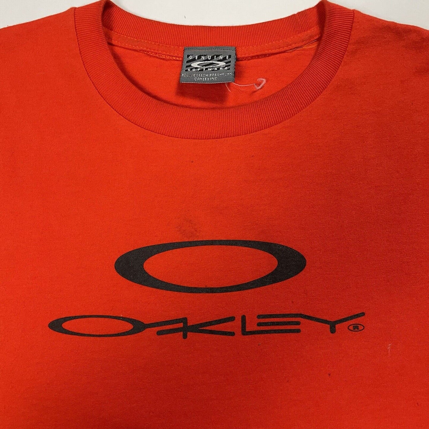 Vintage Oakley Software T-Shirt, Size Medium | Oakley, Orange