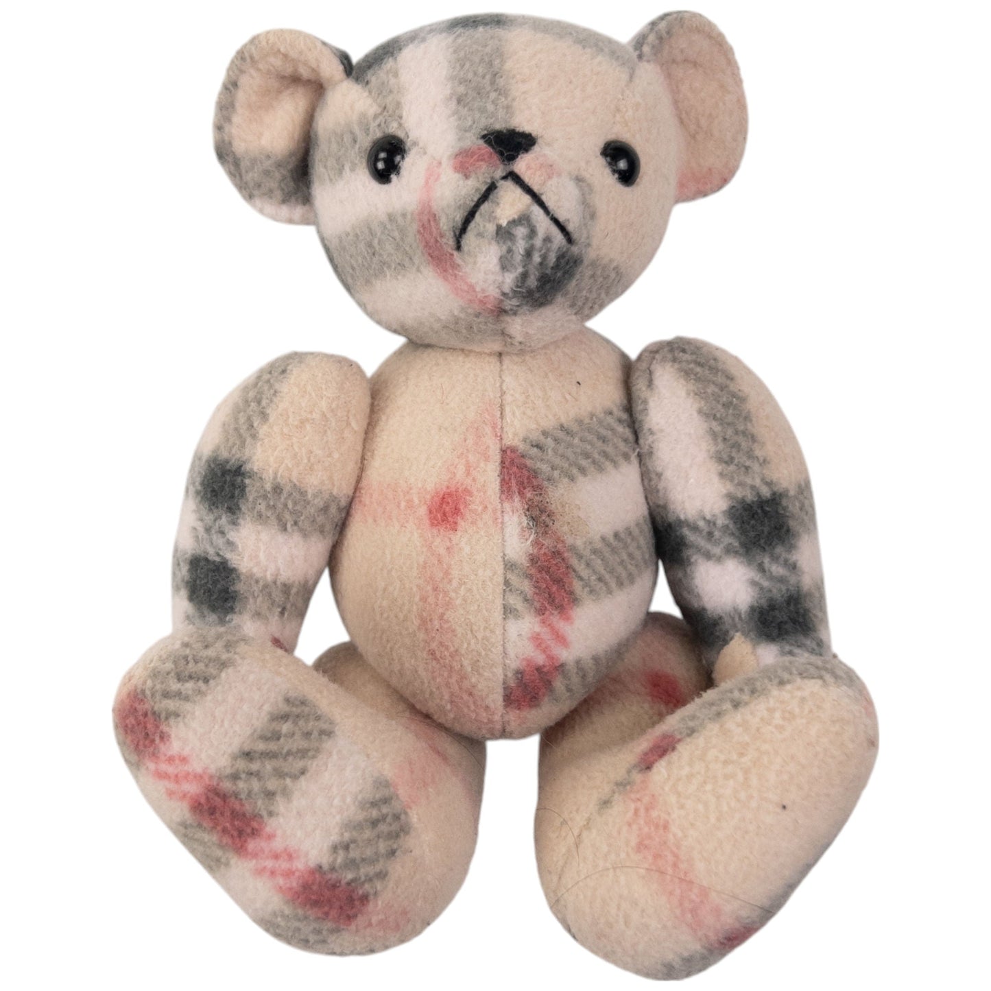 Vintage Burberry Nova Check Teddy Bear