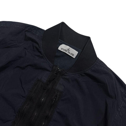Stone Island Garment Dyed Crinkle Reps Jacket | Medium, Navy