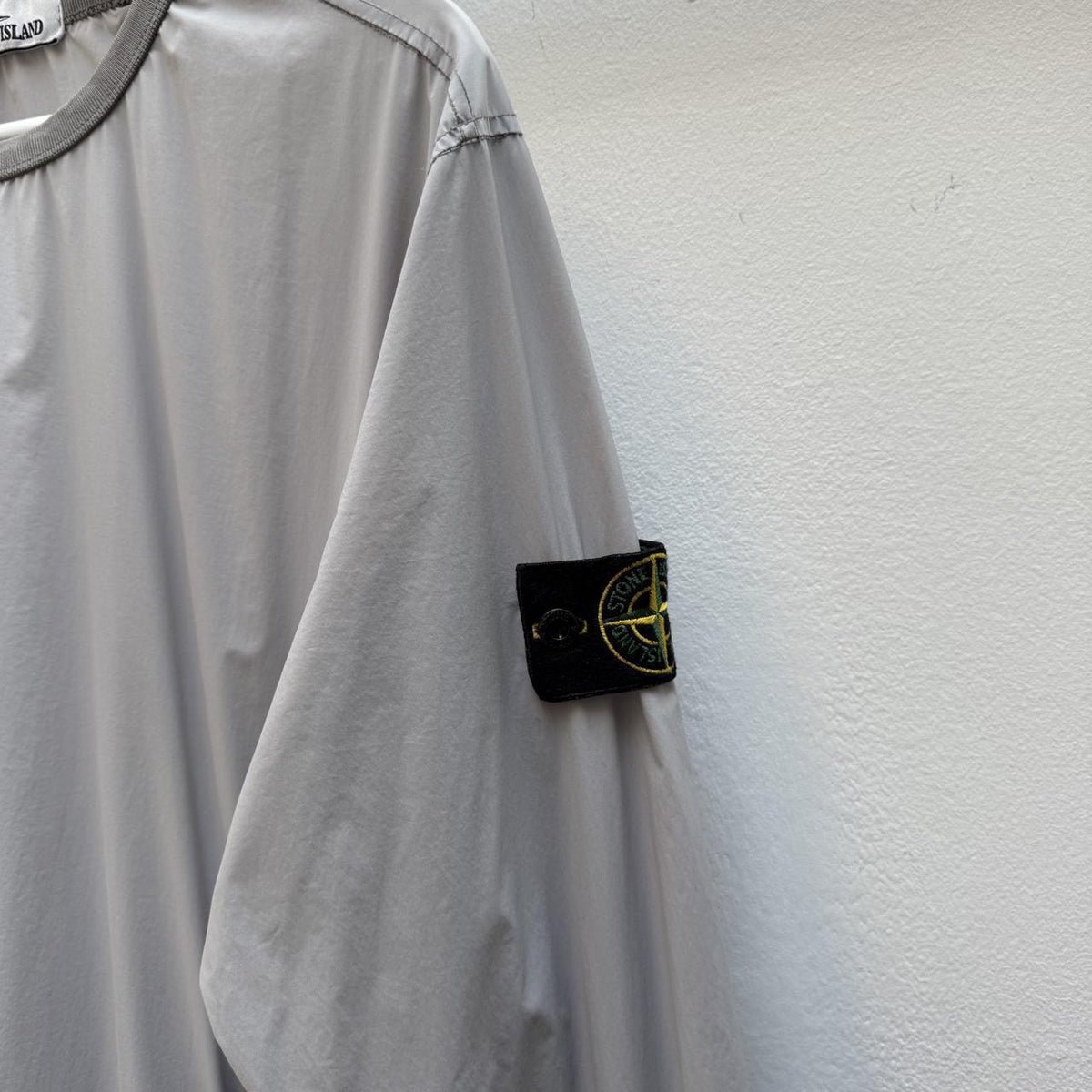Stone Island Skin Touch Nylon Jumper (M) | Medium, Grey
