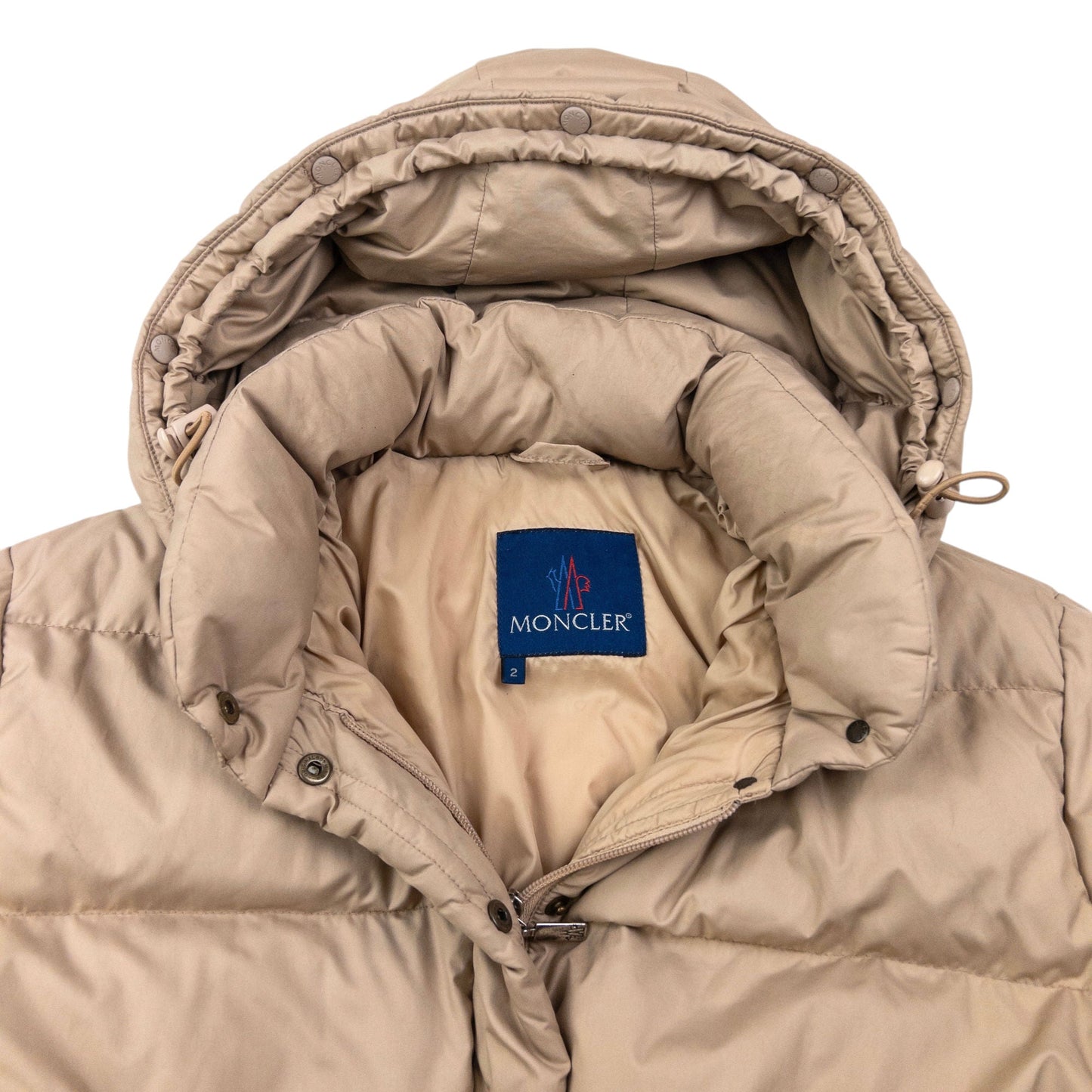 Vintage 90s Moncler Zip Up Puffer Jacket Womens Size XL