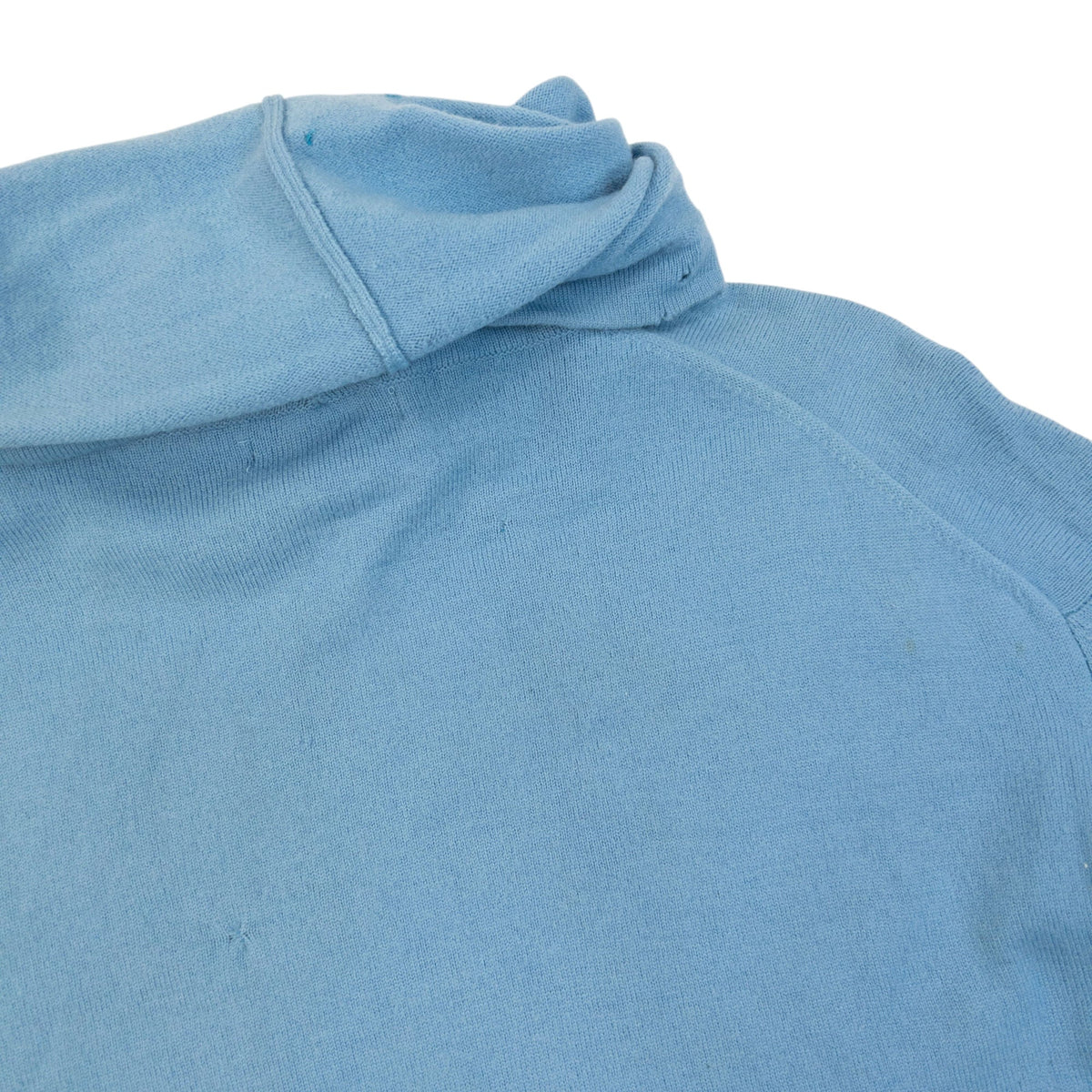 Vintage 90s Yohji Yamamoto Wool Turtleneck Jumper Size M | Medium, Blue