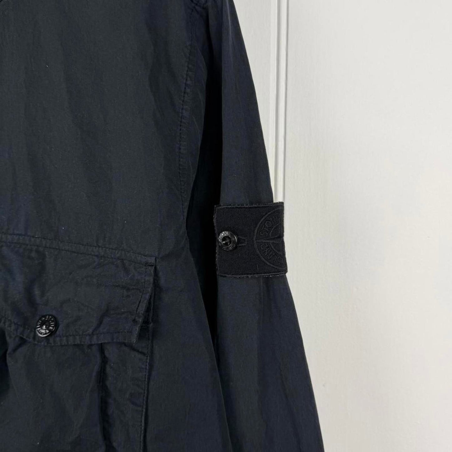 Stone Island Ghost Piece Cotton Smock Jacket (M) | Medium, Red