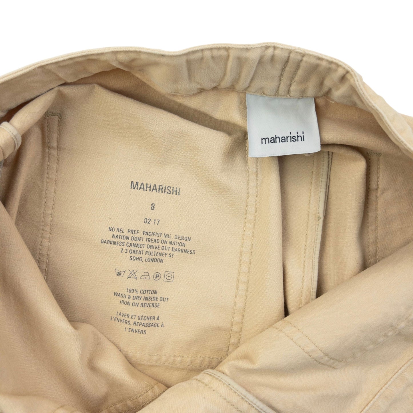 Vintage Maharishi Ruched Wide Leg Trousers Size W29 | W29, Beige