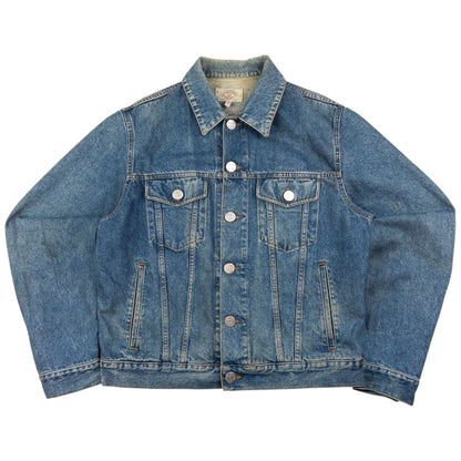 Vintage Armani Jeans Button Up Denim Jacket Size