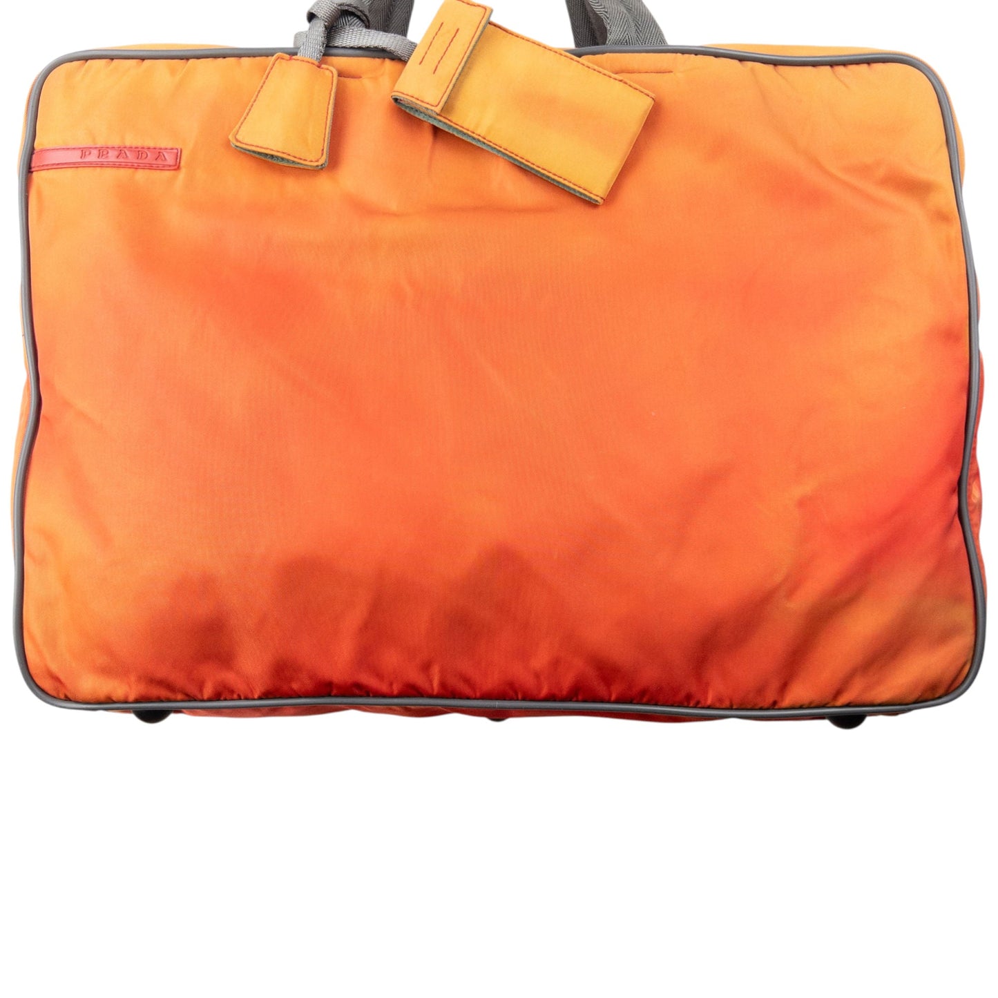 Vintage 2000s Prada Sport Luggage Bag | O/S, Orange