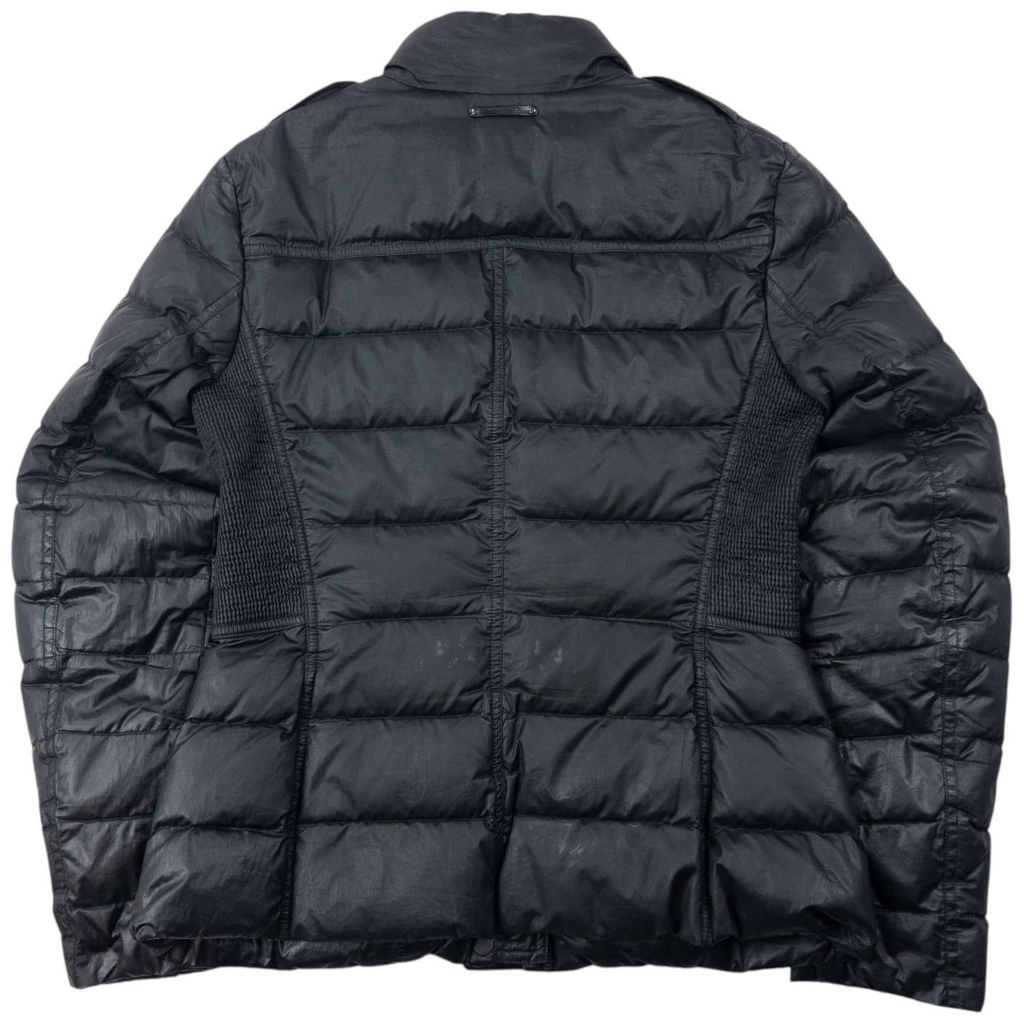 Vintage Burberry Brit Zip Up Puffer Jacket Womens Size S