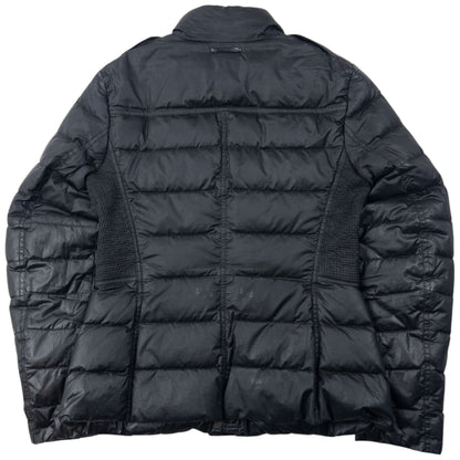 Vintage Burberry Brit Zip Up Puffer Jacket Womens Size S