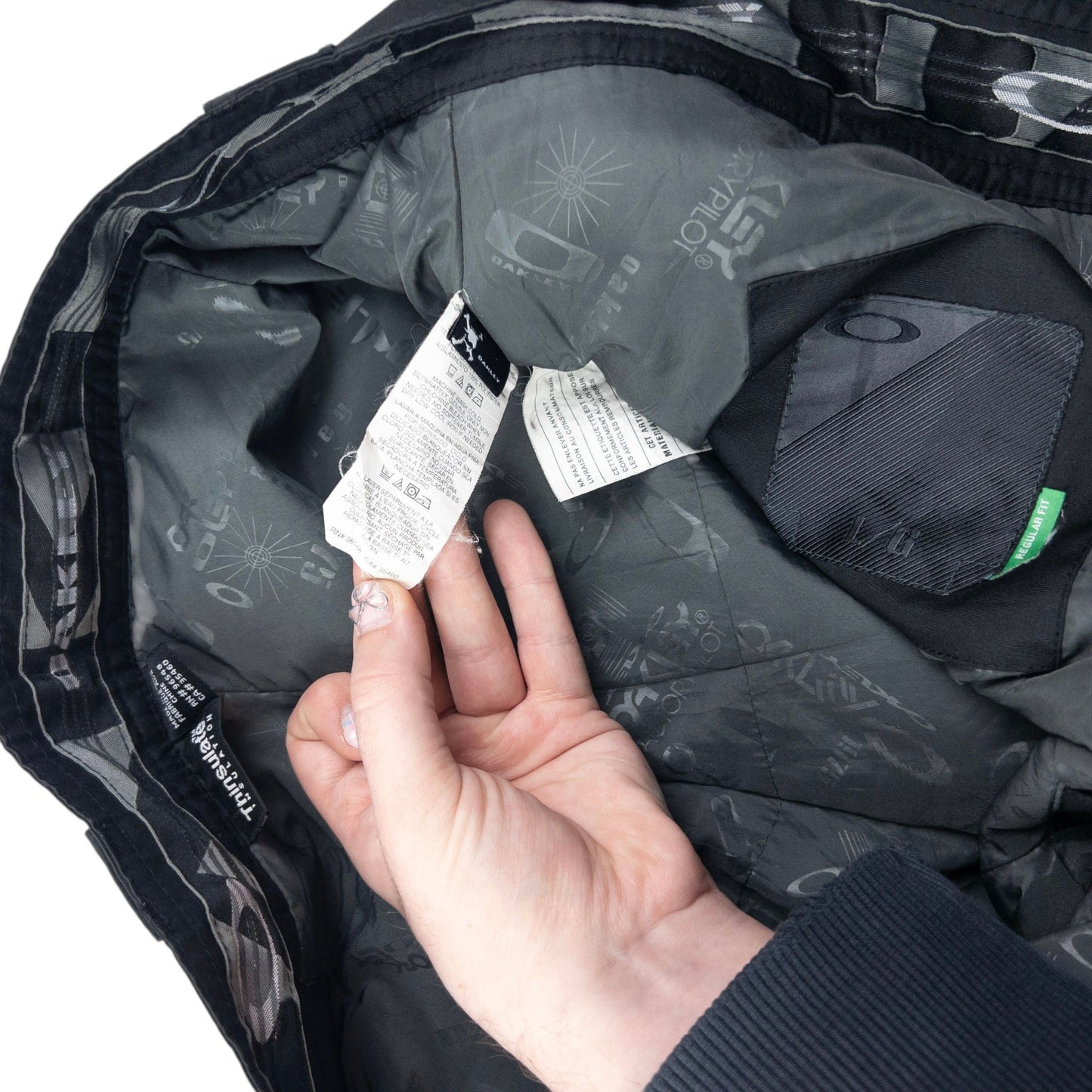 Vintage 2000s Oakley Snowboarding Trousers Size L | Large, Black