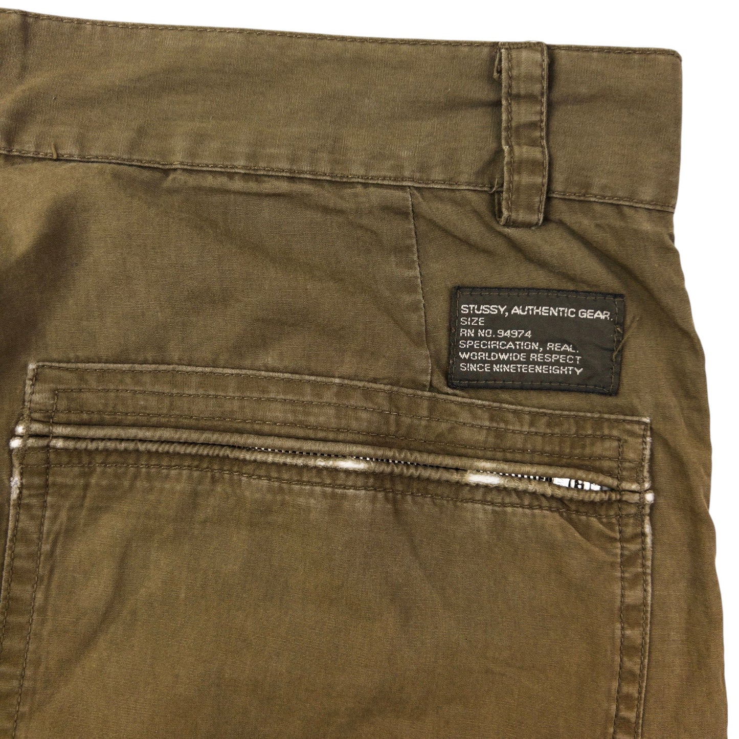 Vintage Stussy Cargo Trousers Size W35