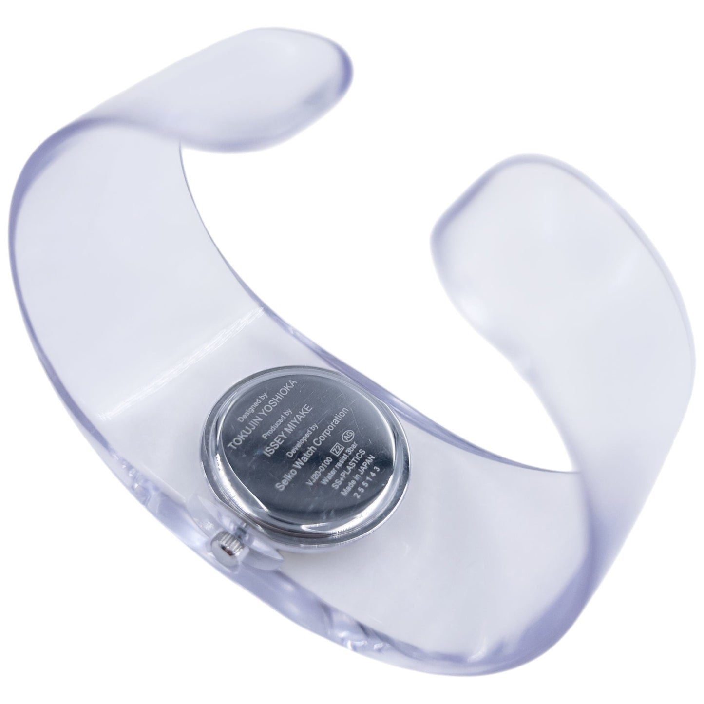 Vintage 2000s Issey Miyake X Tokujin Yoshioka O Series Clear Watch Bracelet