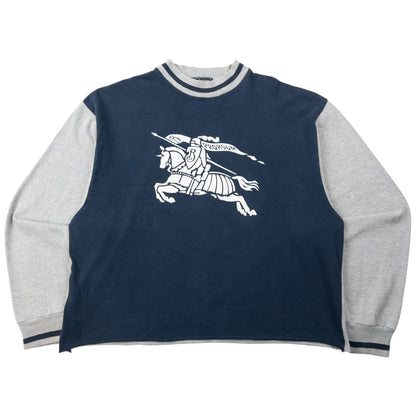 Vintage 90s Burberry Sweatshirt Size XS | XS, Navy