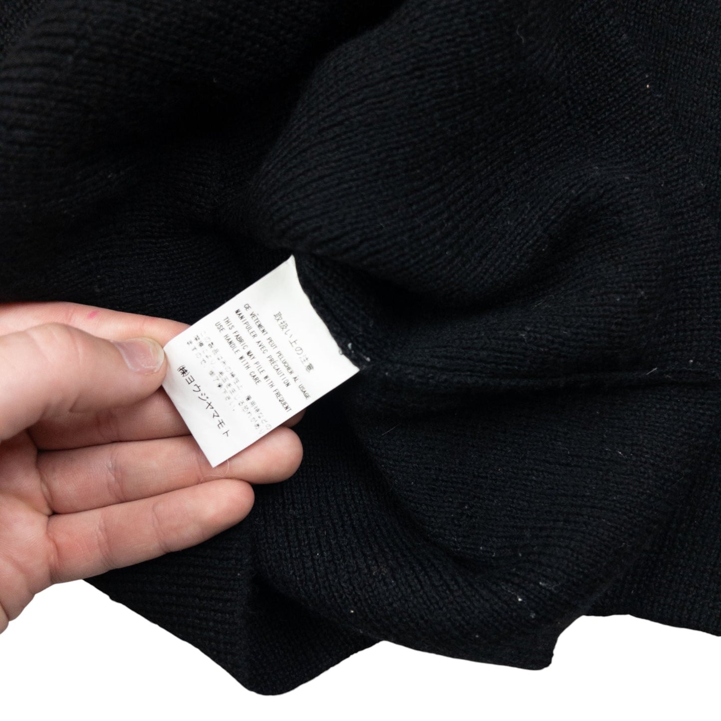 Vintage Yohji Yamamoto Knitted Wool Turtleneck Jumper Womens Size M