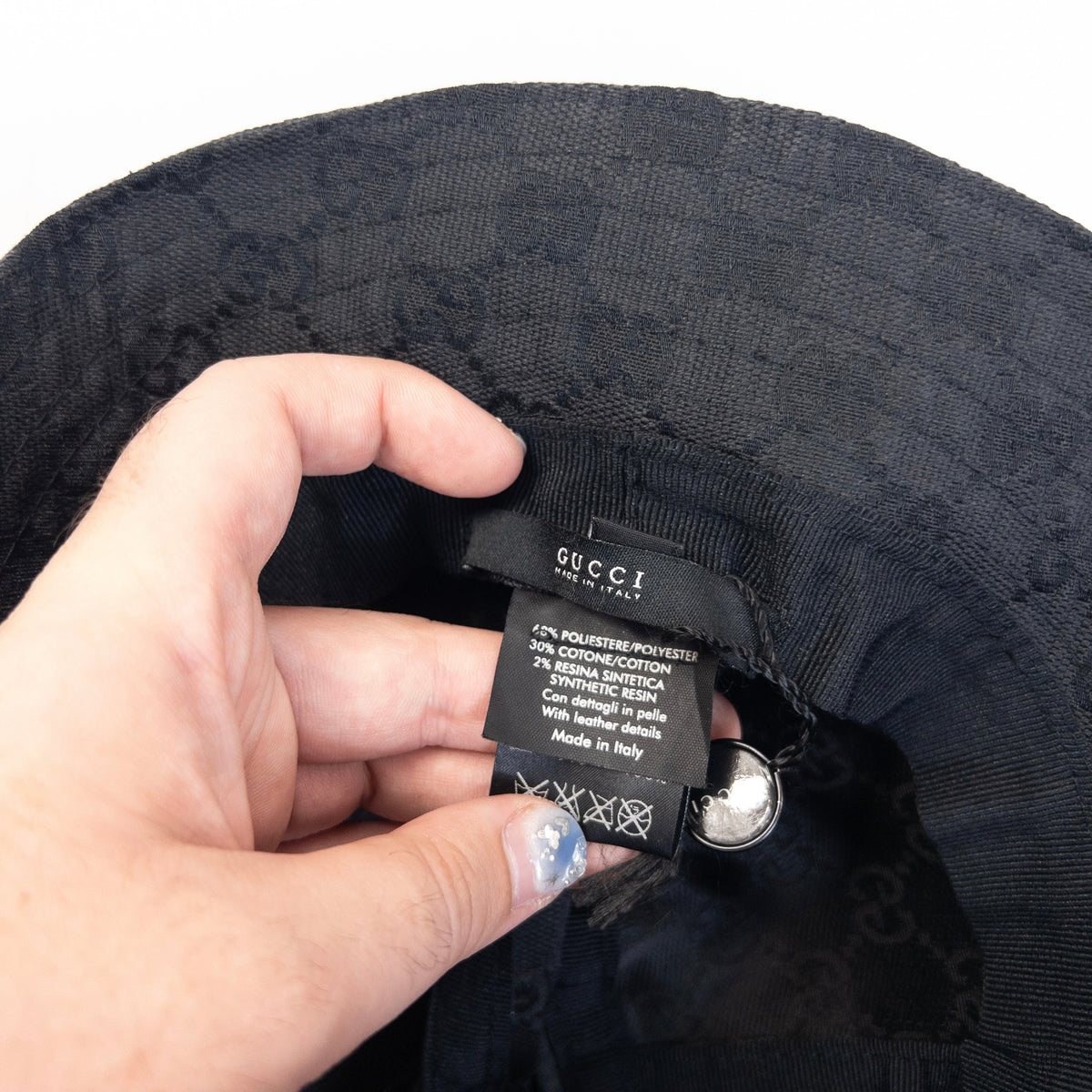Vintage 2000s Gucci Monogram Bucket Hat Size L | O/S, Multicoloured