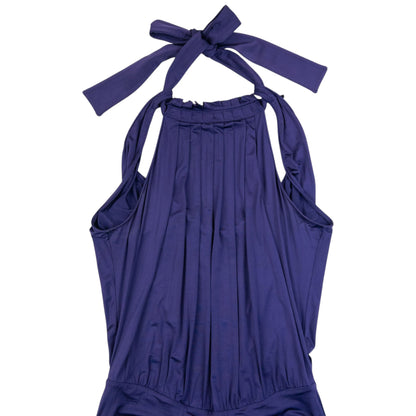 Vintage 2000s Gucci Halterneck Dress Womens Size M | Medium, Purple