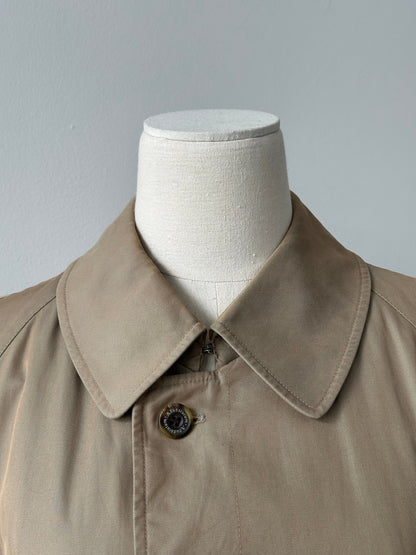 Aquascutum 1990s Pure Cotton Belted Trench Coat - S