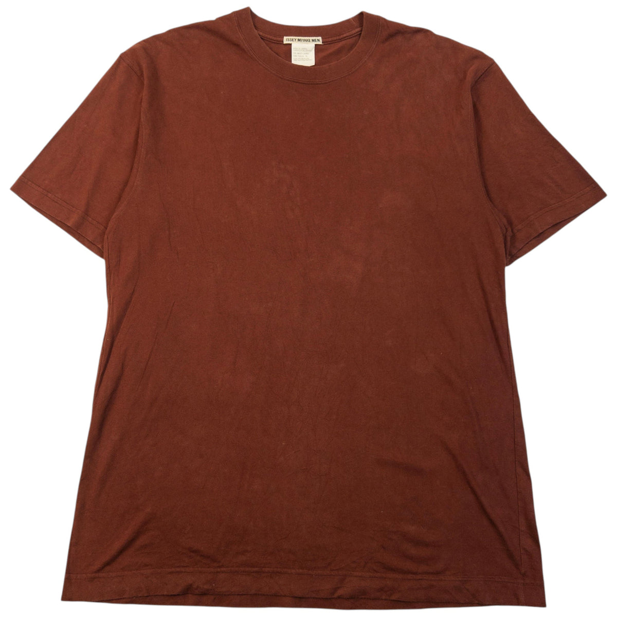 Vintage 90s Issey Miyake MEN T Shirt Size M | Medium, Brown