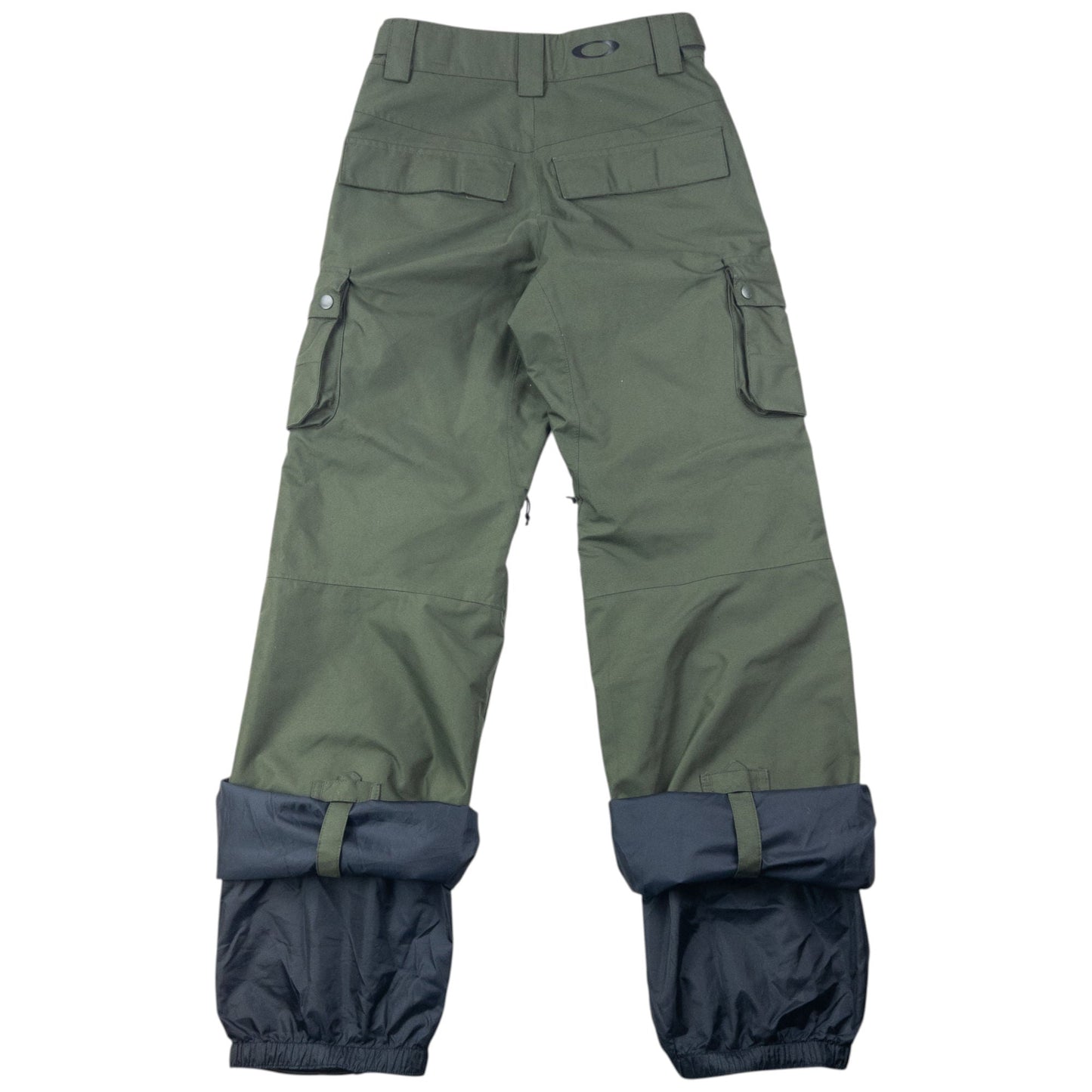 Vintage Oakley Roll Cuff Snowboarding Trousers Size W27