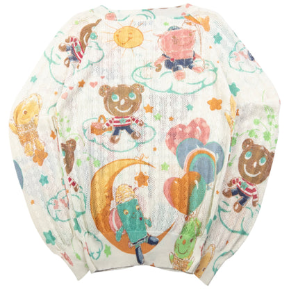 Vintage Hysteric Glamour Graphic Knit Cardigan Womens Size S