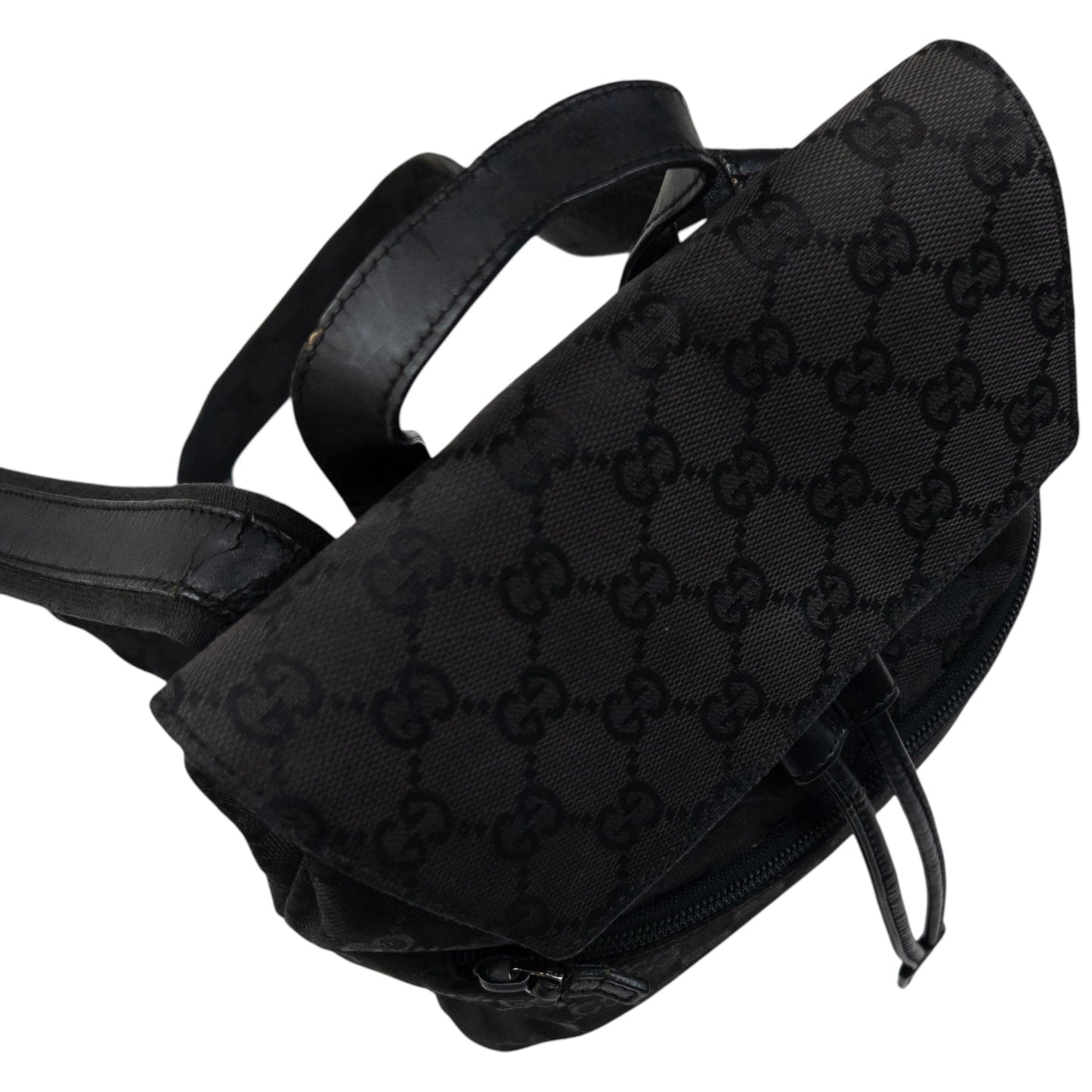 Vintage Gucci Monogram Bucket Backpack