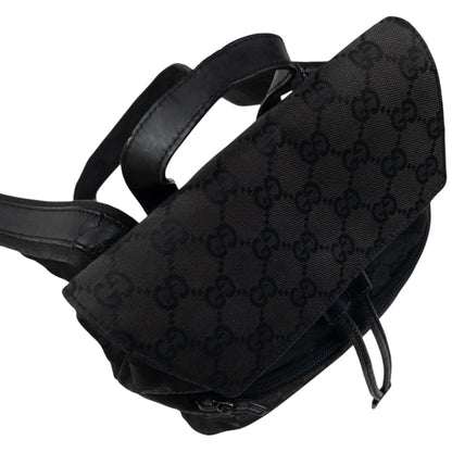 Vintage Gucci Monogram Bucket Backpack