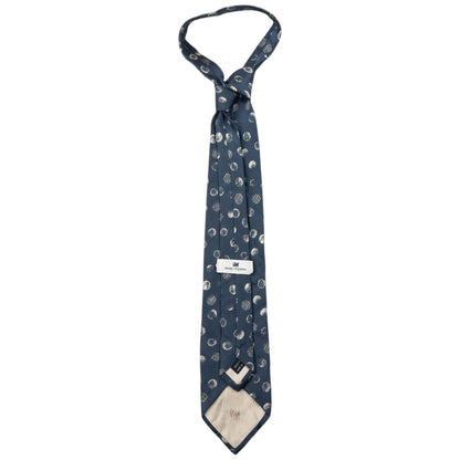 Vintage Issey Miyake Polka Dot Silk Tie | O/S, Cream