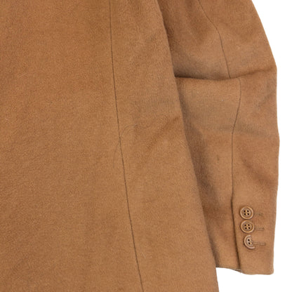 Vintage 80s YSL Yves Saint Laurent Longline Wool Jacket Size M | Medium, Brown