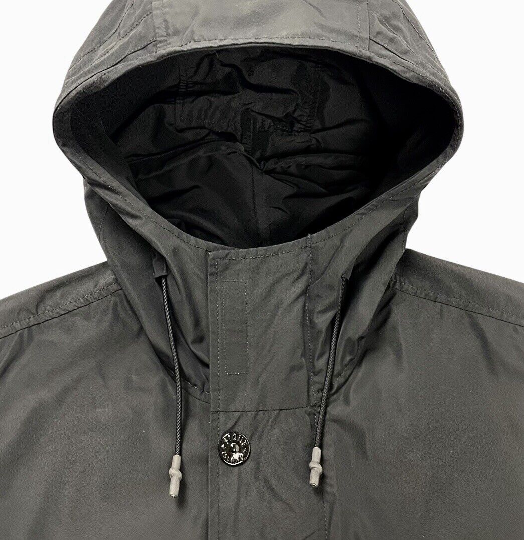 Stone Island Micro Reps Parka, Size Large | Stone island, Black