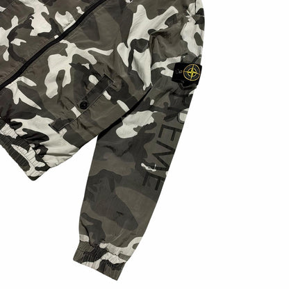 Stone Island S/S 2016 Supreme Snow Camo Nylon Jacket | Medium, Camo