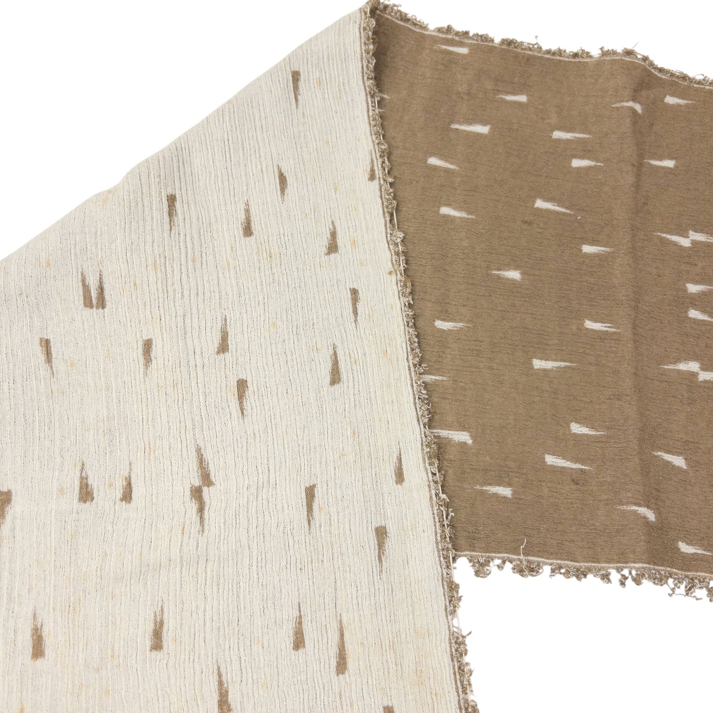 Vintage 80s Issey Miyake Pattern Scarf | O/S, Beige