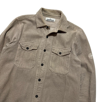Stone Island Heavy Corduroy Shirt | Small, Beige