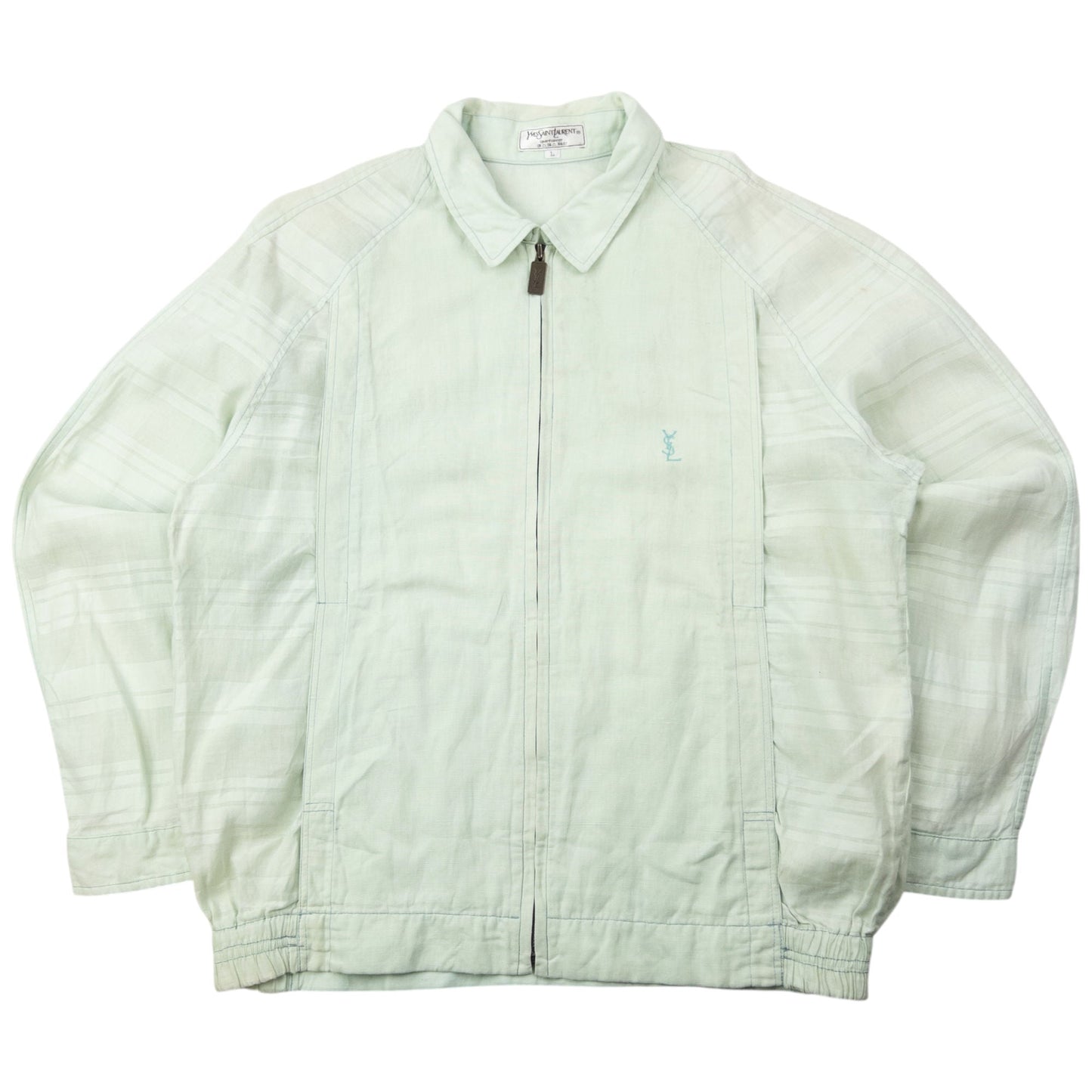 Vintage 80s YSL Yves Saint Laurent Harrington Jacket Size S | Small, Green