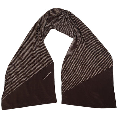 Vintage Dior Monogram Silk Scarf