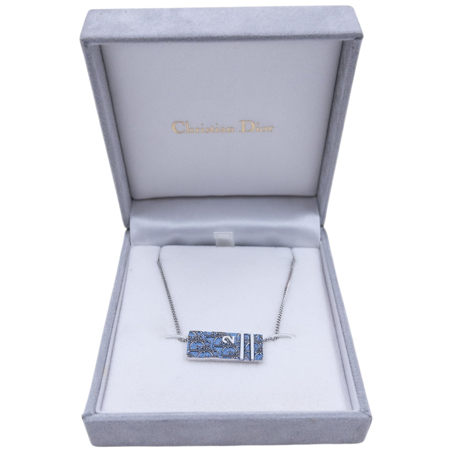 Vintage Dior Monogram Number Necklace