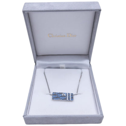 Vintage Dior Monogram Number Necklace