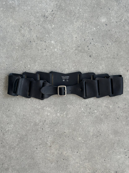Vintage 2000s Leather Chunky Belt - W34-36