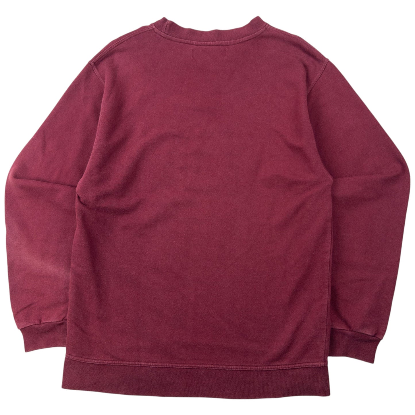 Vintage 90s Burberry Embroidered Sweatshirt Size S | Small, Burgundy