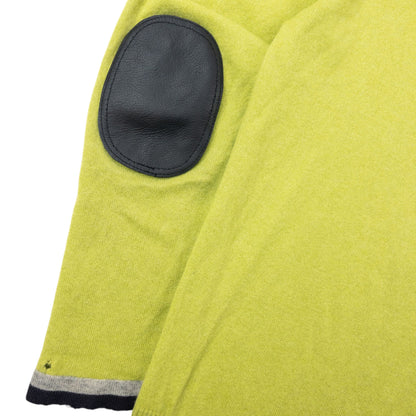 Vintage 90s Hermès Q Zip Cashmere Jumper Size XL | Medium, Green
