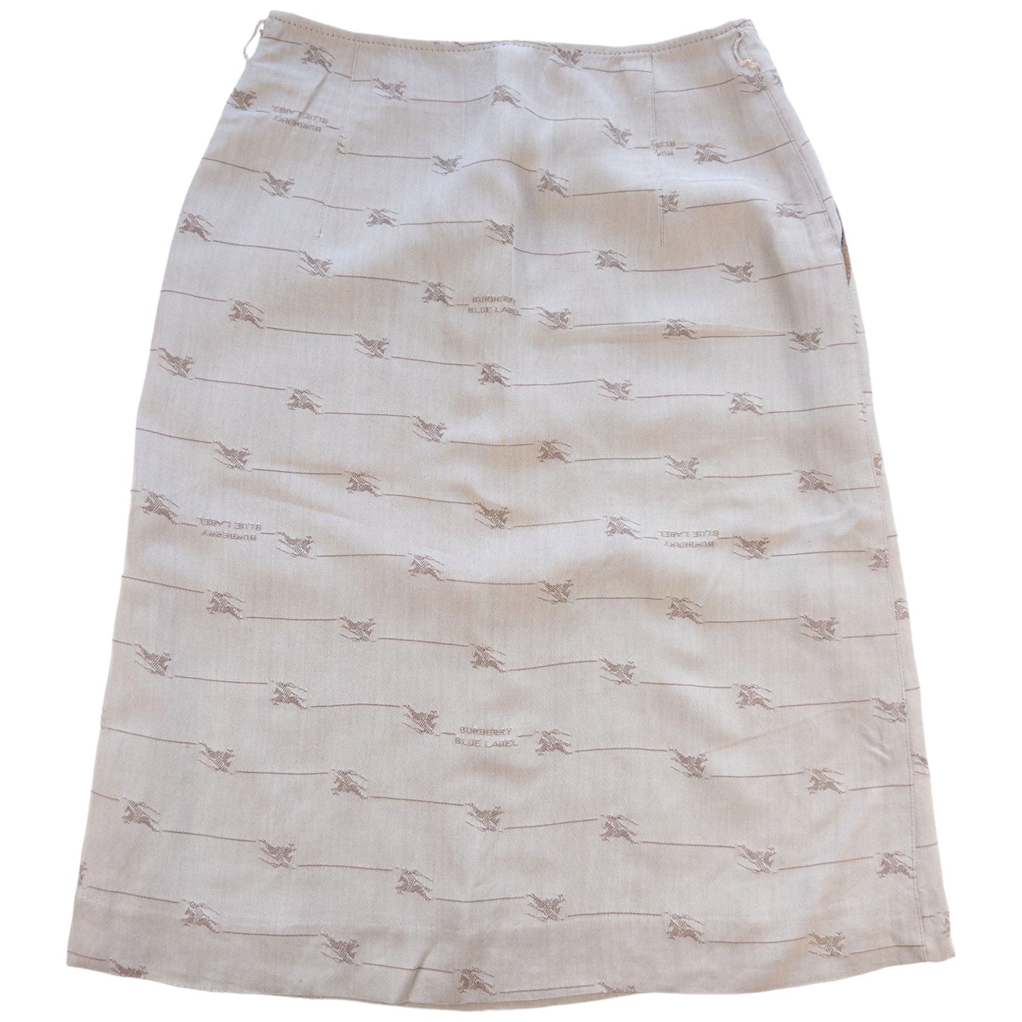 Vintage Burberry Monogram Skirt Women's Size W25