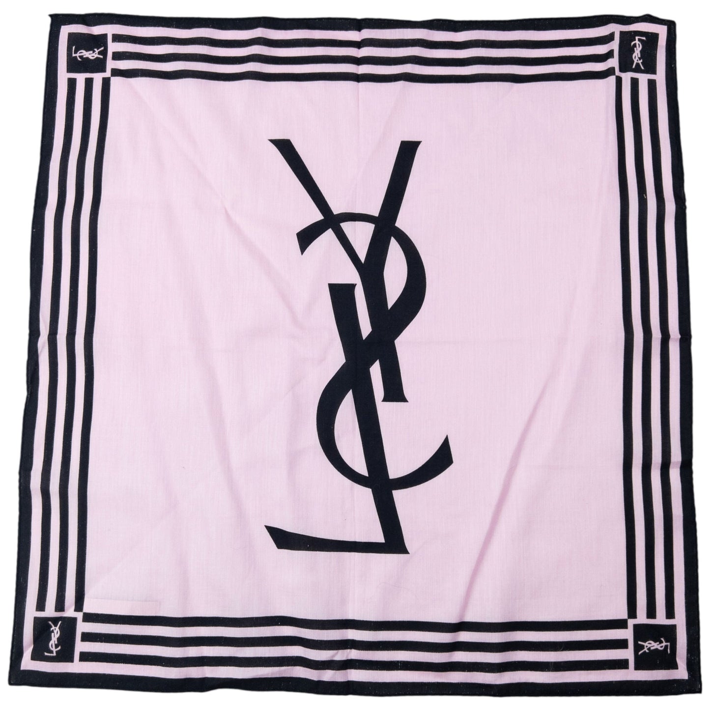 Vintage YSL Yves Saint Laurent Silk Scarf | O/S, Pink