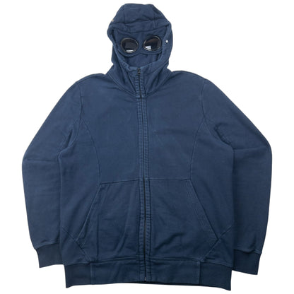 CP Company Goggle Hood Zip Up Hoodie Size XL | XL, Navy