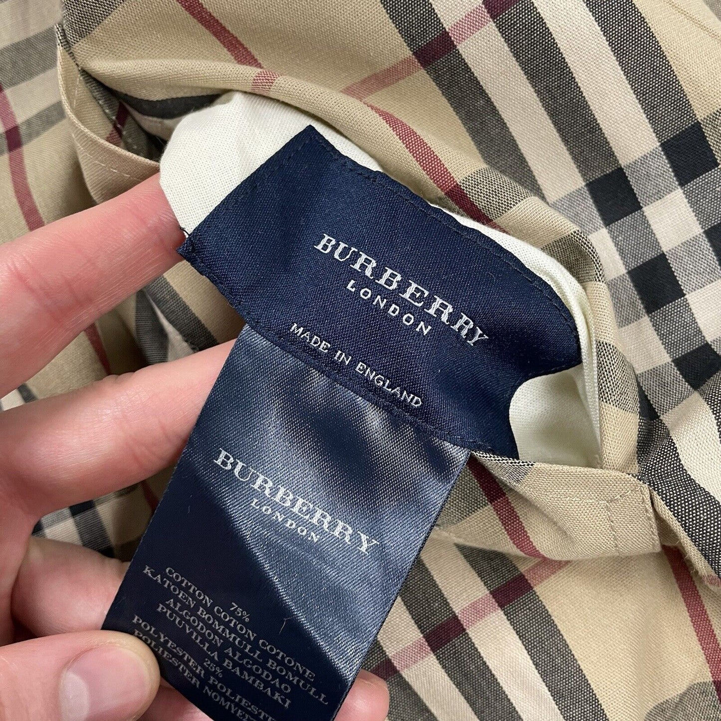 Vintage Burberry Nova Check Reversible Jacket, Size Medium | Burberry, Beige