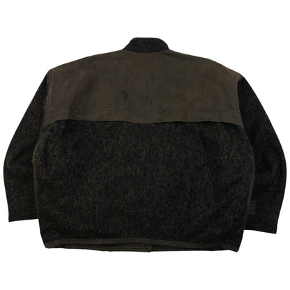 Vintage 80s Issey Miyake Asymmetric Wool Jacket Size S | Small, Grey