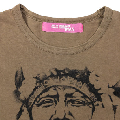 Vintage 2003 Junya Watanabe X Comme Des Garçons Native American Long Sleeve T Shirt Womens Size M