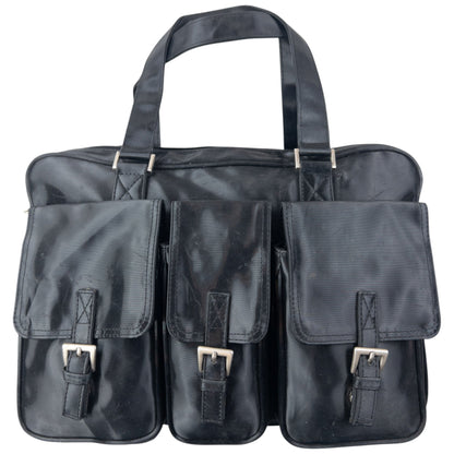 Vintage 90s Jean Paul Gaultier Cargo Handbag | O/S, Black