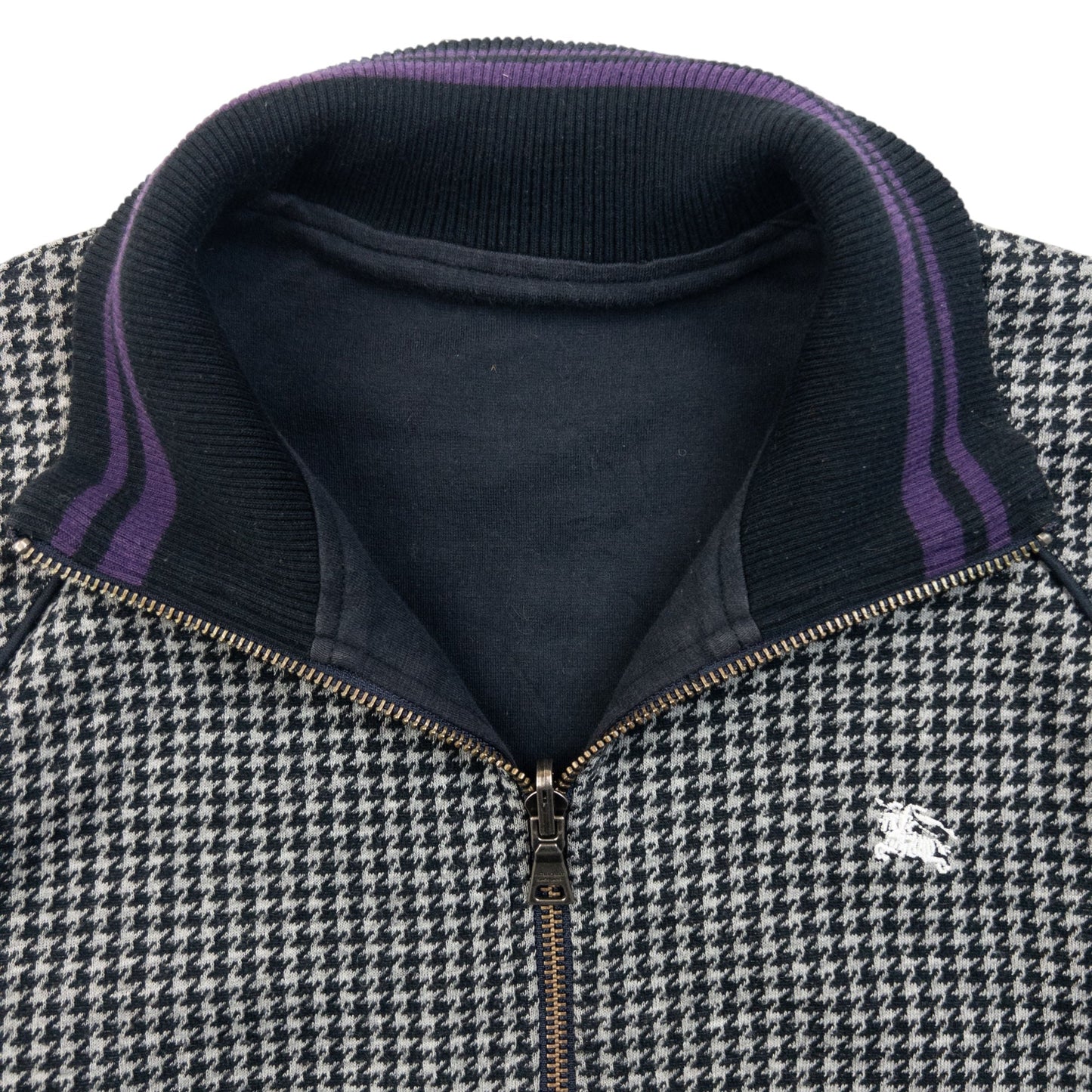 Vintage 2000s Burberry Black Label Reversible Zip Up Sweatshirt Womens Size M | Medium, Multicoloured