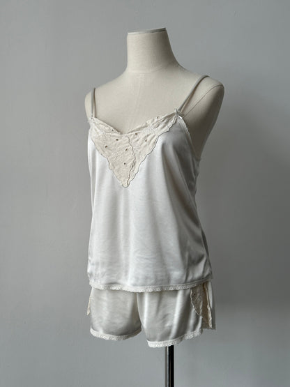 Vintage 1990s Lace Two Piece - XS-S