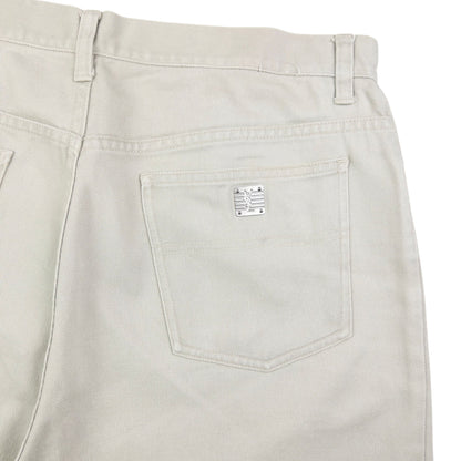 Vintage YSL Yves Saint Laurent Embossed Denim Jeans Size W37